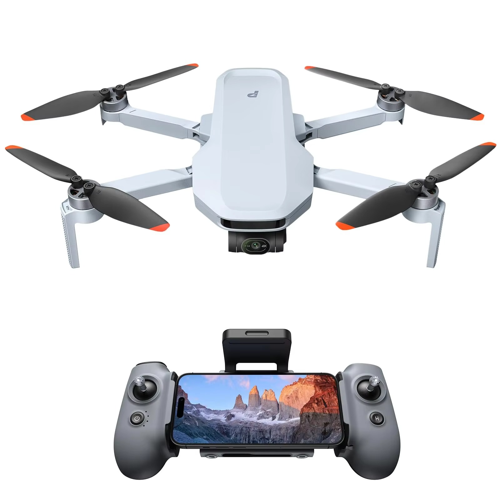 DroneTechie ATOM 2 4K Camera Drone with 3-Axis Gimbal 10KM Range