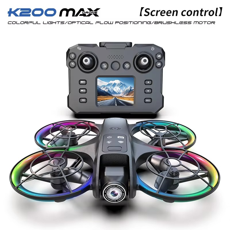 DroneTechie K200 Mini Drone 4K Camera with Screen Controller
