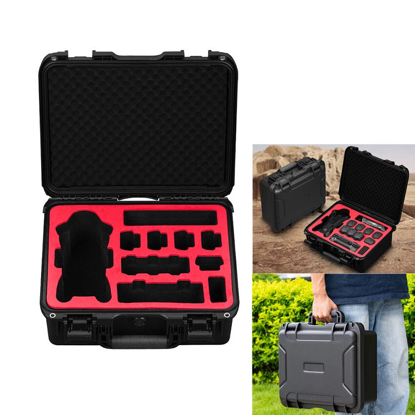 DroneTechie Waterproof Hard Case IP67 Drone Storage Travel Box